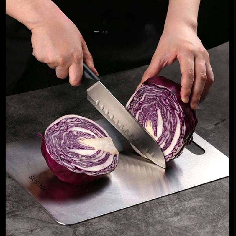 RVS Cutting Board – Antibacterial, Modern Design for Hygienic Kitchen and Cooking