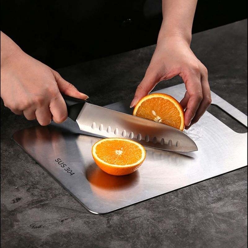 RVS Cutting Board – Antibacterial, Modern Design for Hygienic Kitchen and Cooking