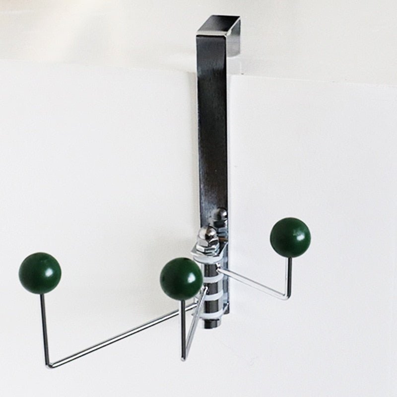 Door Hooks – Black Carbon Steel, Modern Storage Solution for the Entryway or Bedroom