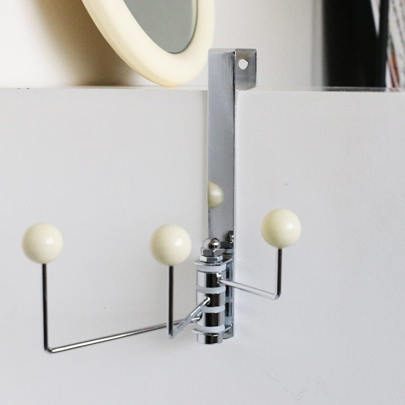 Door Hooks – Black Carbon Steel, Modern Storage Solution for the Entryway or Bedroom
