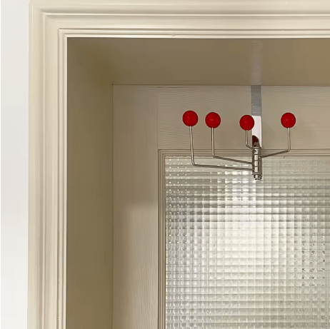 Door Hooks – Black Carbon Steel, Modern Storage Solution for the Entryway or Bedroom
