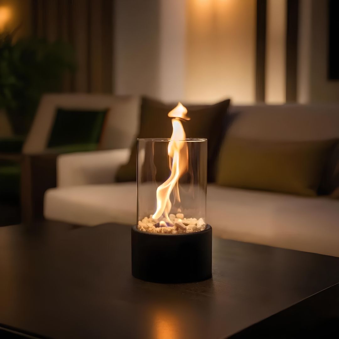 Olie Lampe – Glas og Metal, Elegant Design til Indendørs eller Udendørs Dekoration