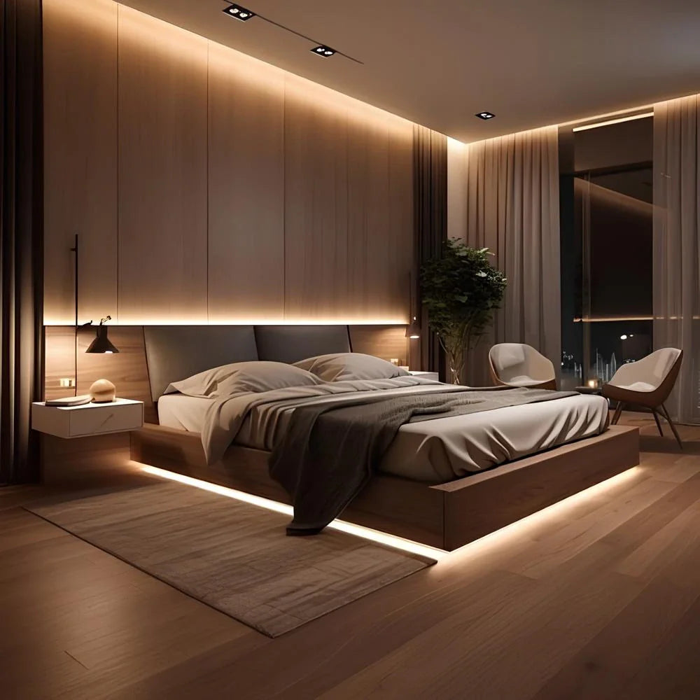 Motion LED Strip – Flexible, Waterproof, and Dimmable for Staircase, Cabinet, or Bathroom Lighting