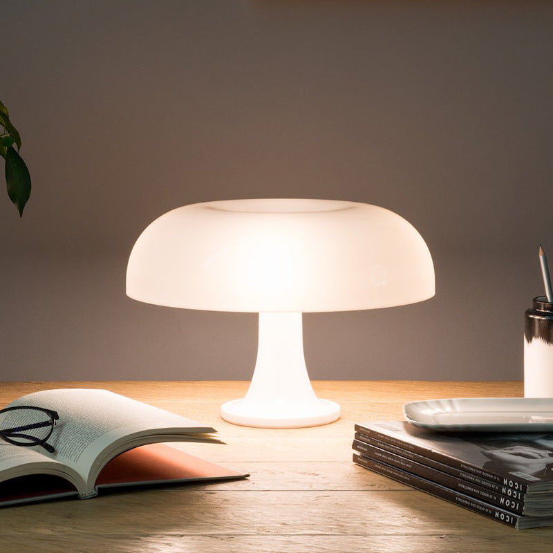 Retro tafellamp – dimbare lamp van ijzer en glas voor de woonkamer of slaapkamer