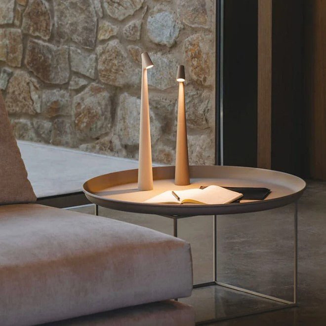 Wire lamp – Aluminum, Minimalist design with touch function for living room or dining room