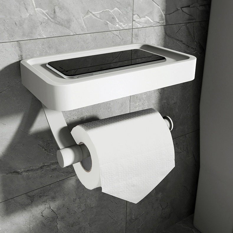 Toiletpapirholder med opbevaringsrum – rustfrit stål, minimalistisk design til badeværelse eller toilet