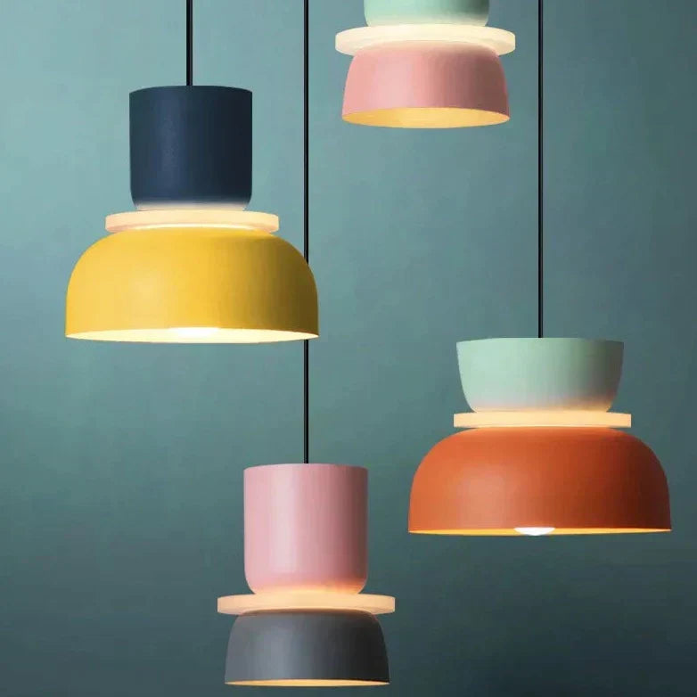 Skandinavisk Pendellampe – Pastel Farve, Moderne Design til Stue eller Spisestue