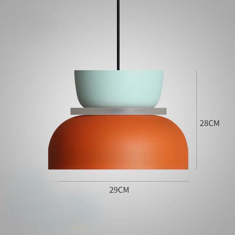 Skandinavisk Pendellampe – Pastel Farve, Moderne Design til Stue eller Spisestue