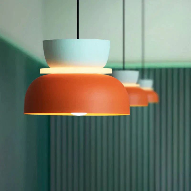 Skandinavisk Pendellampe – Pastel Farve, Moderne Design til Stue eller Spisestue