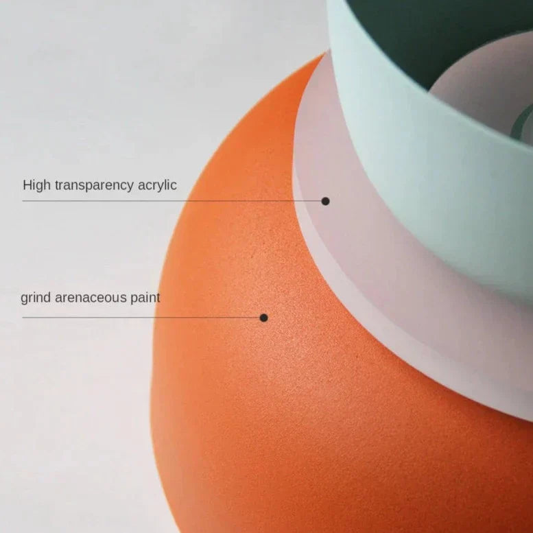 Skandinavisk Pendellampe – Pastel Farve, Moderne Design til Stue eller Spisestue
