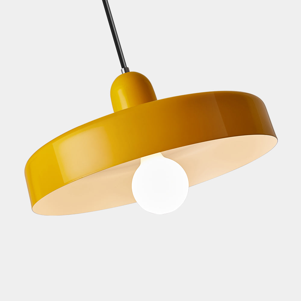 Pendellampe - Moderne designlampe i farverigt jern til spisebordet, køkkenet eller stuen.