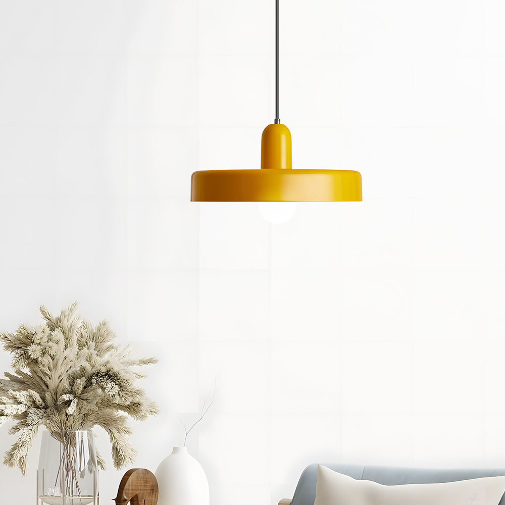 Pendellampe - Moderne designlampe i farverigt jern til spisebordet, køkkenet eller stuen.