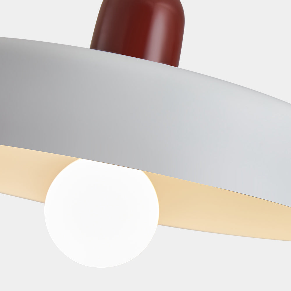 Pendellampe - Moderne designlampe i farverigt jern til spisebordet, køkkenet eller stuen.