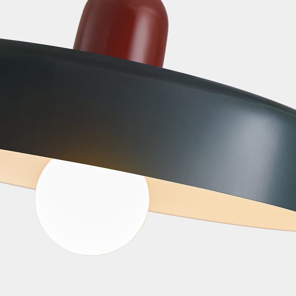 Pendellampe - Moderne designlampe i farverigt jern til spisebordet, køkkenet eller stuen.
