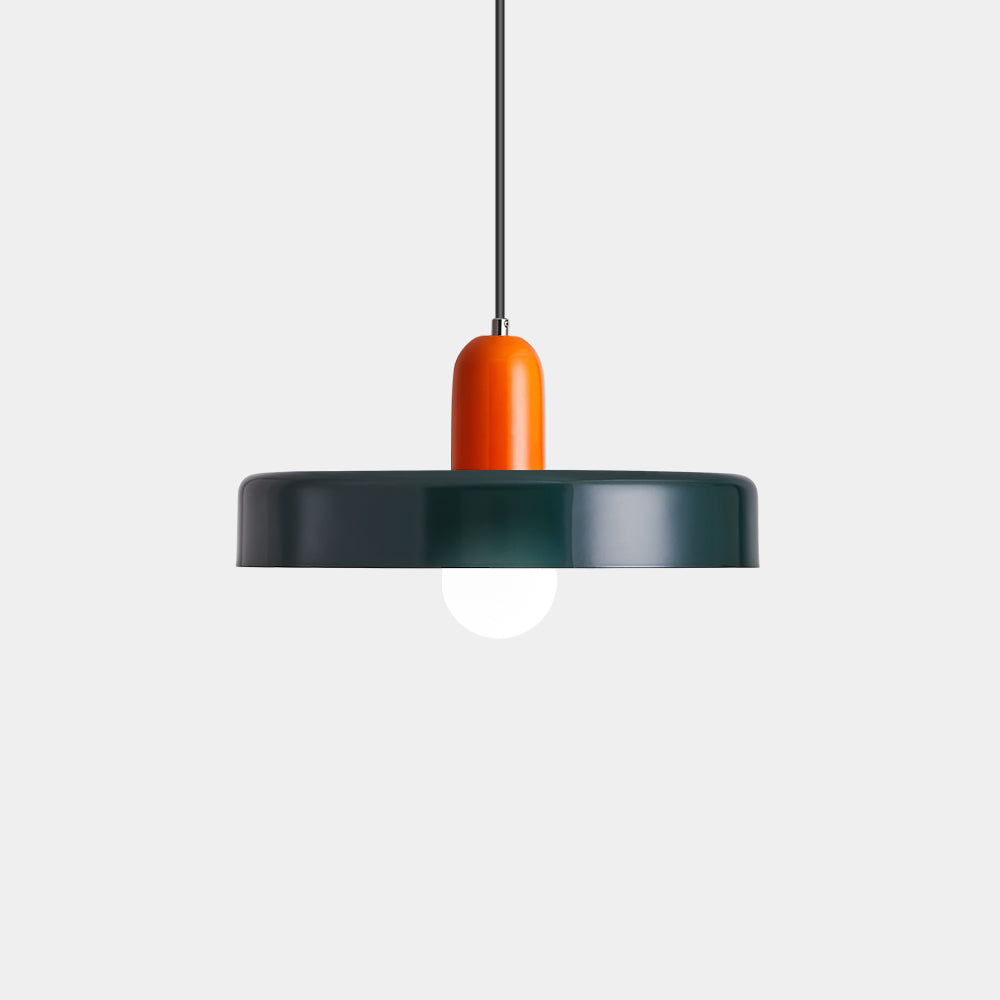 Pendellampe - Moderne designlampe i farverigt jern til spisebordet, køkkenet eller stuen.