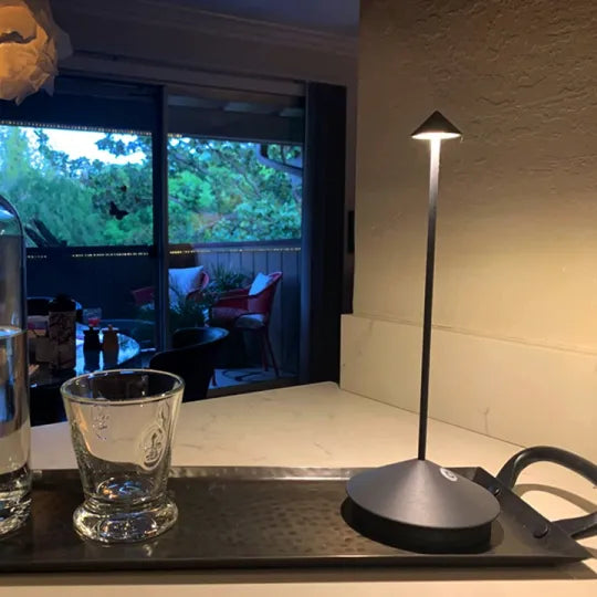 LED-tafellamp met snoer – Aluminium, modern design voor binnen- en buitenverlichting