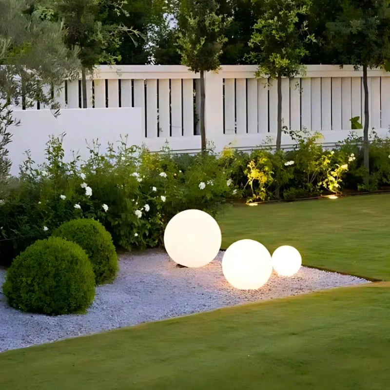 Sferische tuinlamp – Weerbestendig, 16 kleuren met afstandsbediening voor decoratie binnen en buiten