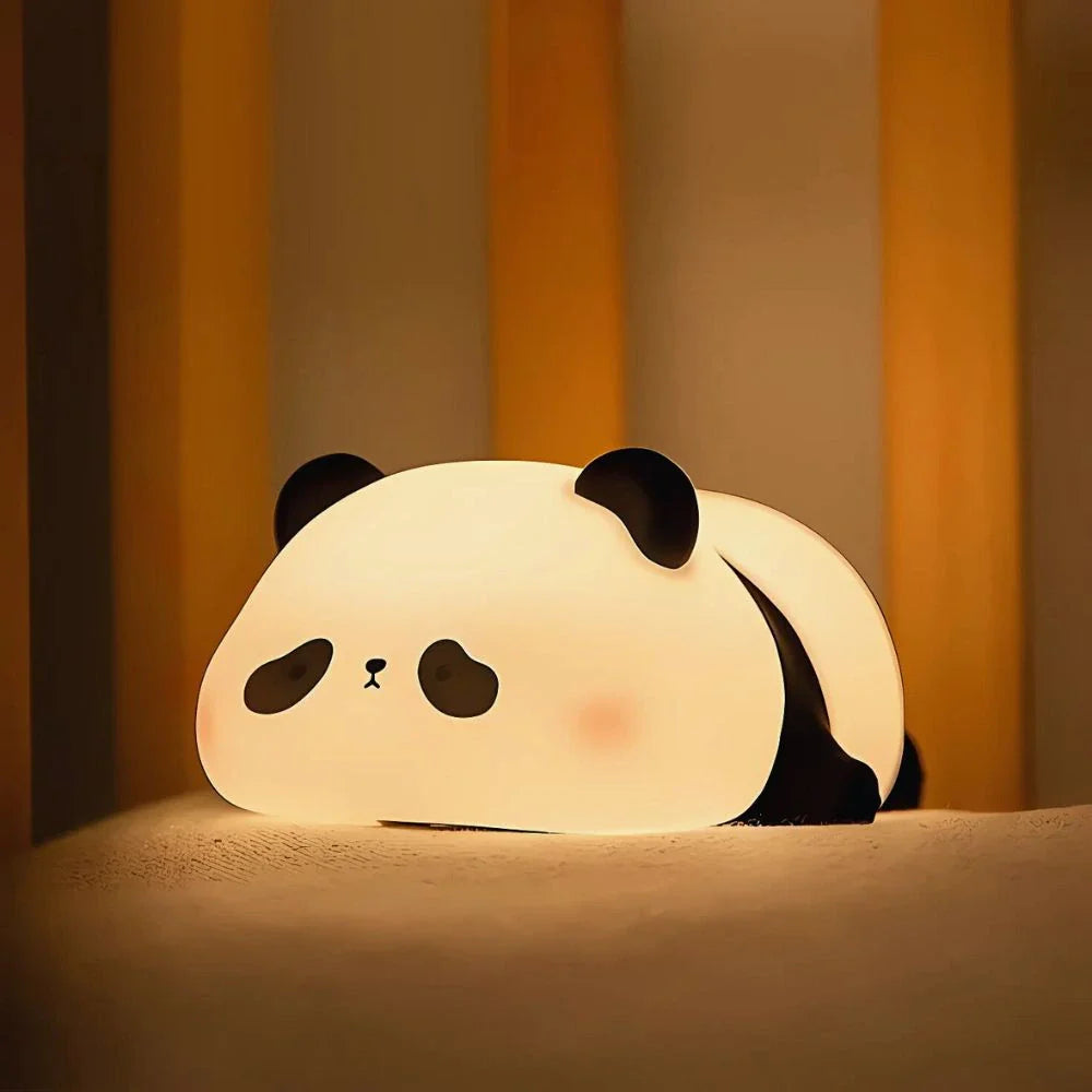 Squeeze Night Light – Animal Design, Warm White Light for Children's Room or Play Area