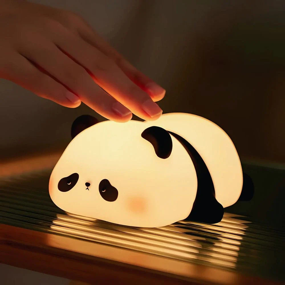 Squeeze Night Light – Animal Design, Warm White Light for Children's Room or Play Area