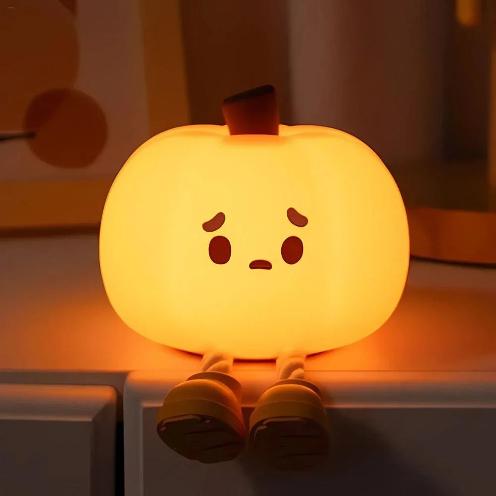 Squeeze Night Light – Animal Design, Warm White Light for Children's Room or Play Area