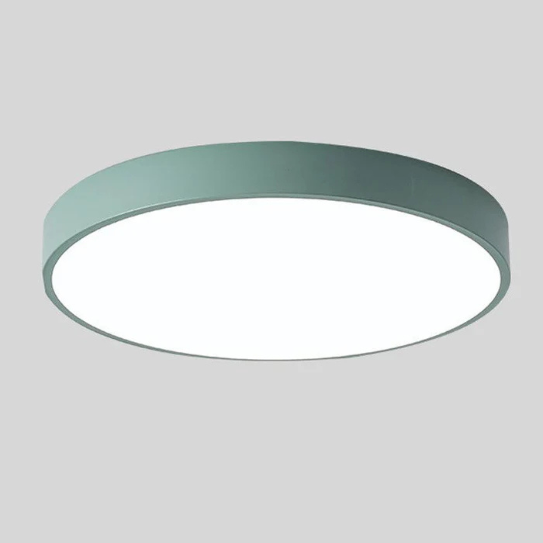 Scandinavian Wood LED Ceiling Lamp – Natural Wood, Modern Design for Bedroom or Living Room