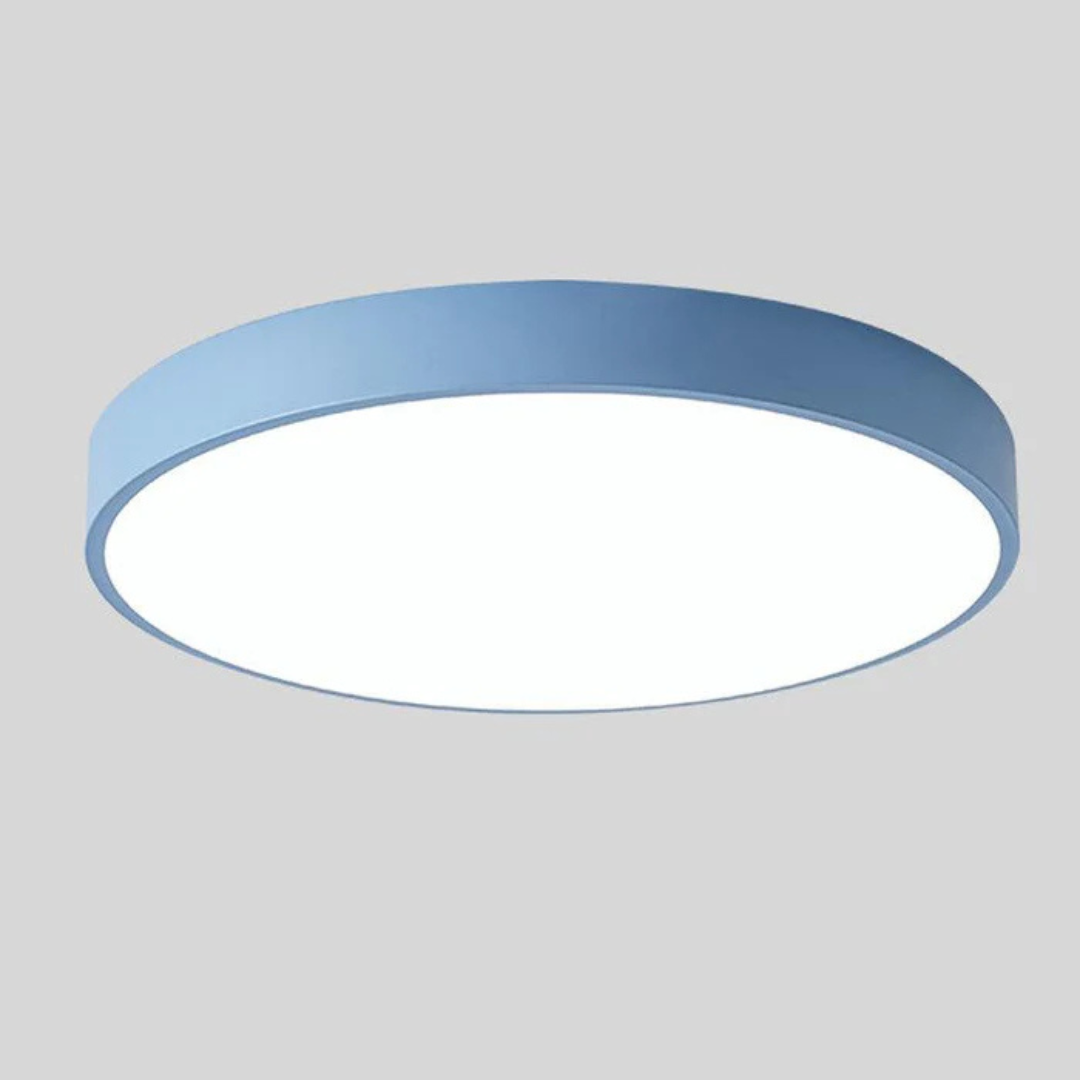 Scandinavian Wood LED Ceiling Lamp – Natural Wood, Modern Design for Bedroom or Living Room