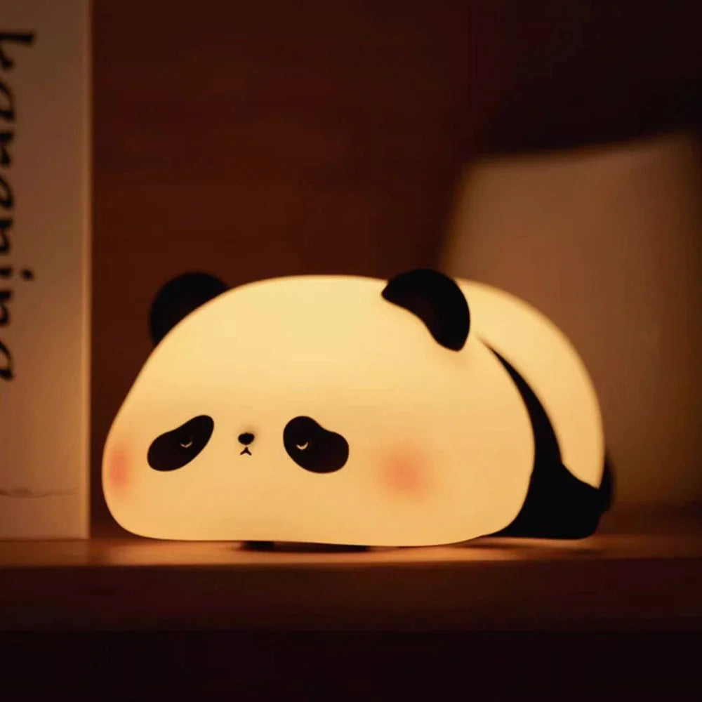 Squeeze Night Light – Animal Design, Warm White Light for Children's Room or Play Area