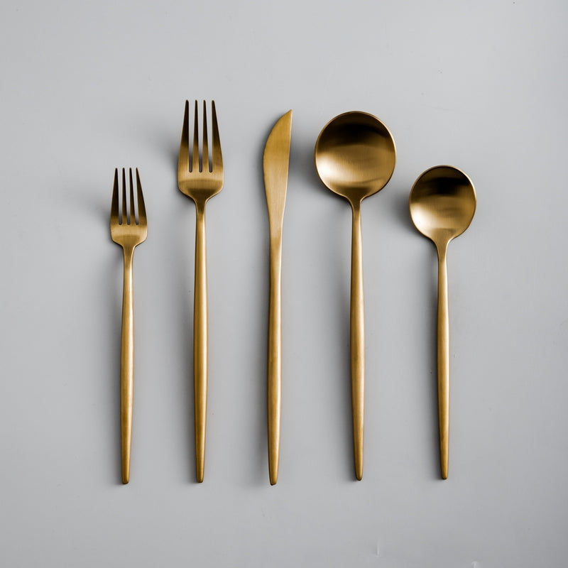 Minimalistisk bestiksæt – Rustfrit stål, elegant design til enhver borddækning