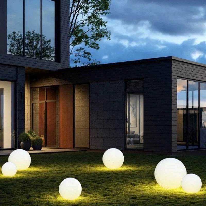 Sferische tuinlamp – Weerbestendig, 16 kleuren met afstandsbediening voor decoratie binnen en buiten