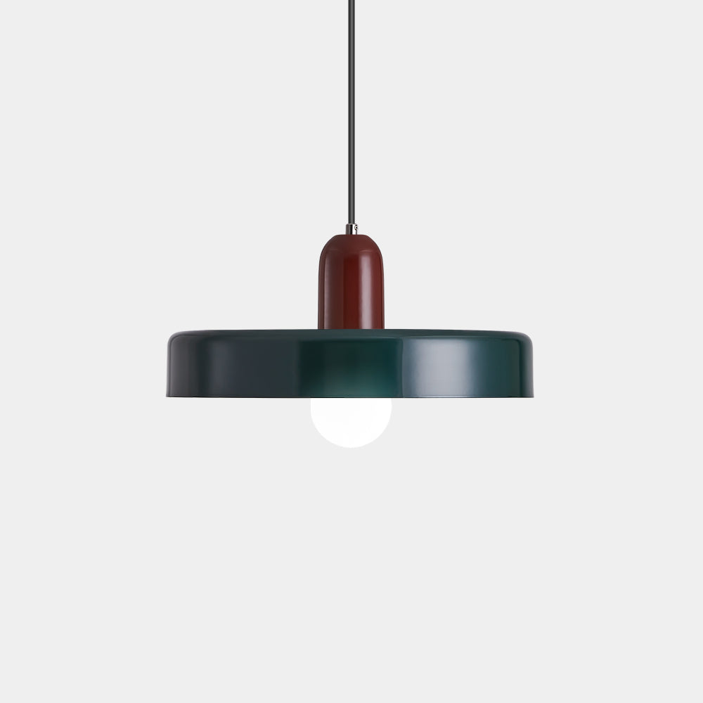 Pendellampe - Moderne designlampe i farverigt jern til spisebordet, køkkenet eller stuen.