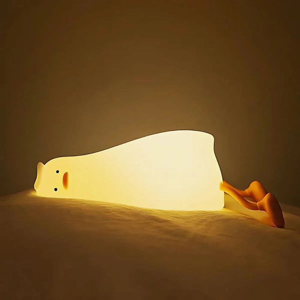 Squeeze Night Light – Animal Design, Warm White Light for Children's Room or Play Area