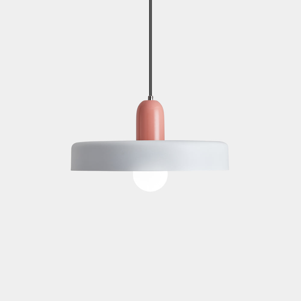 Pendellampe - Moderne designlampe i farverigt jern til spisebordet, køkkenet eller stuen.