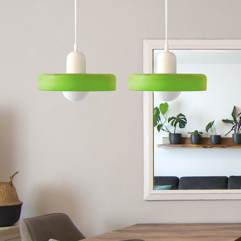 Double Pendant Lamp – Modern Glass Design Lamp with Two Light Sources for Dining Table or Living Room