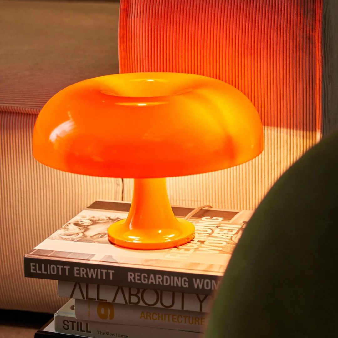 Retro tafellamp – dimbare lamp van ijzer en glas voor de woonkamer of slaapkamer