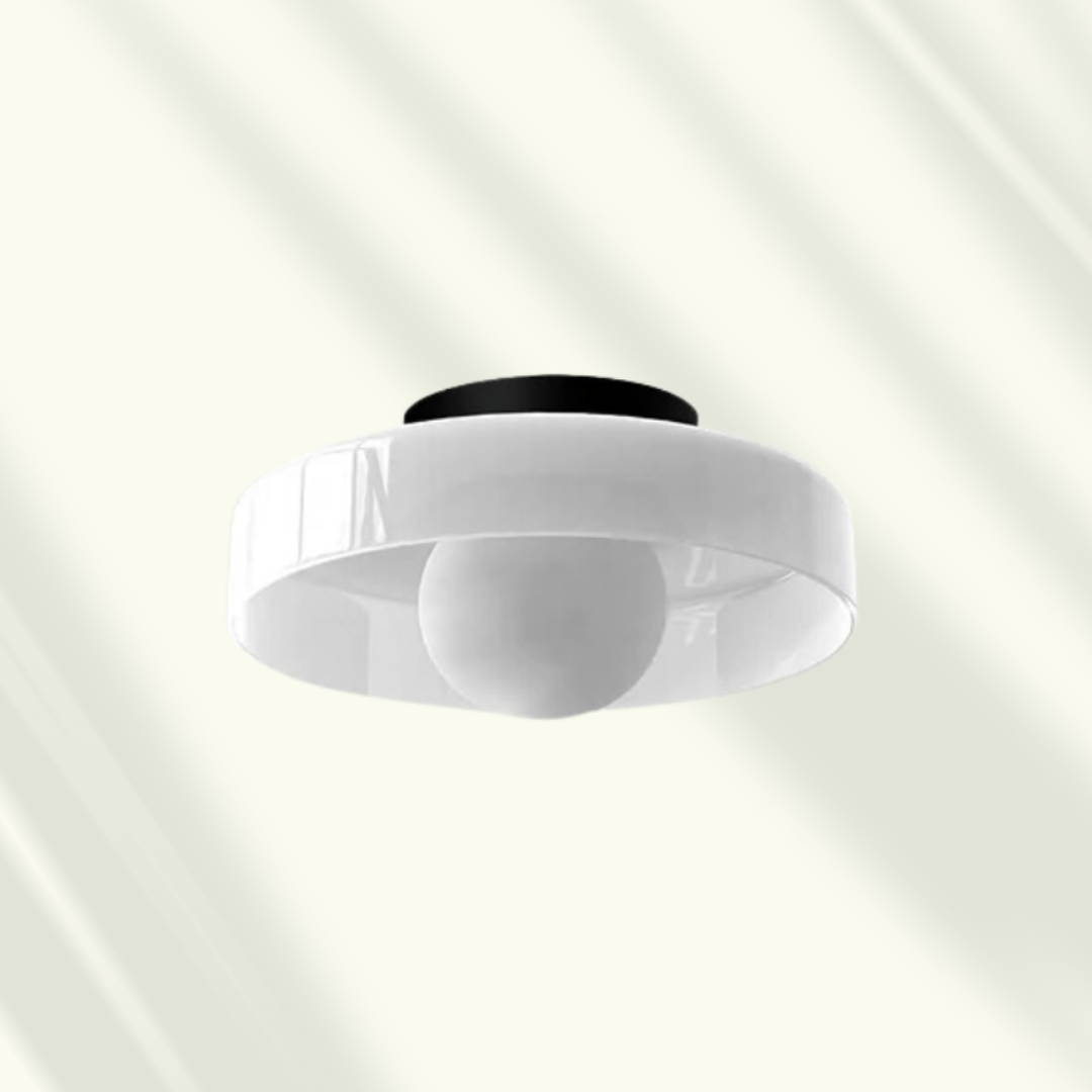 Modern LED Loft Lamp – Glass, Dimmable Light for Living Room, Bedroom or Office