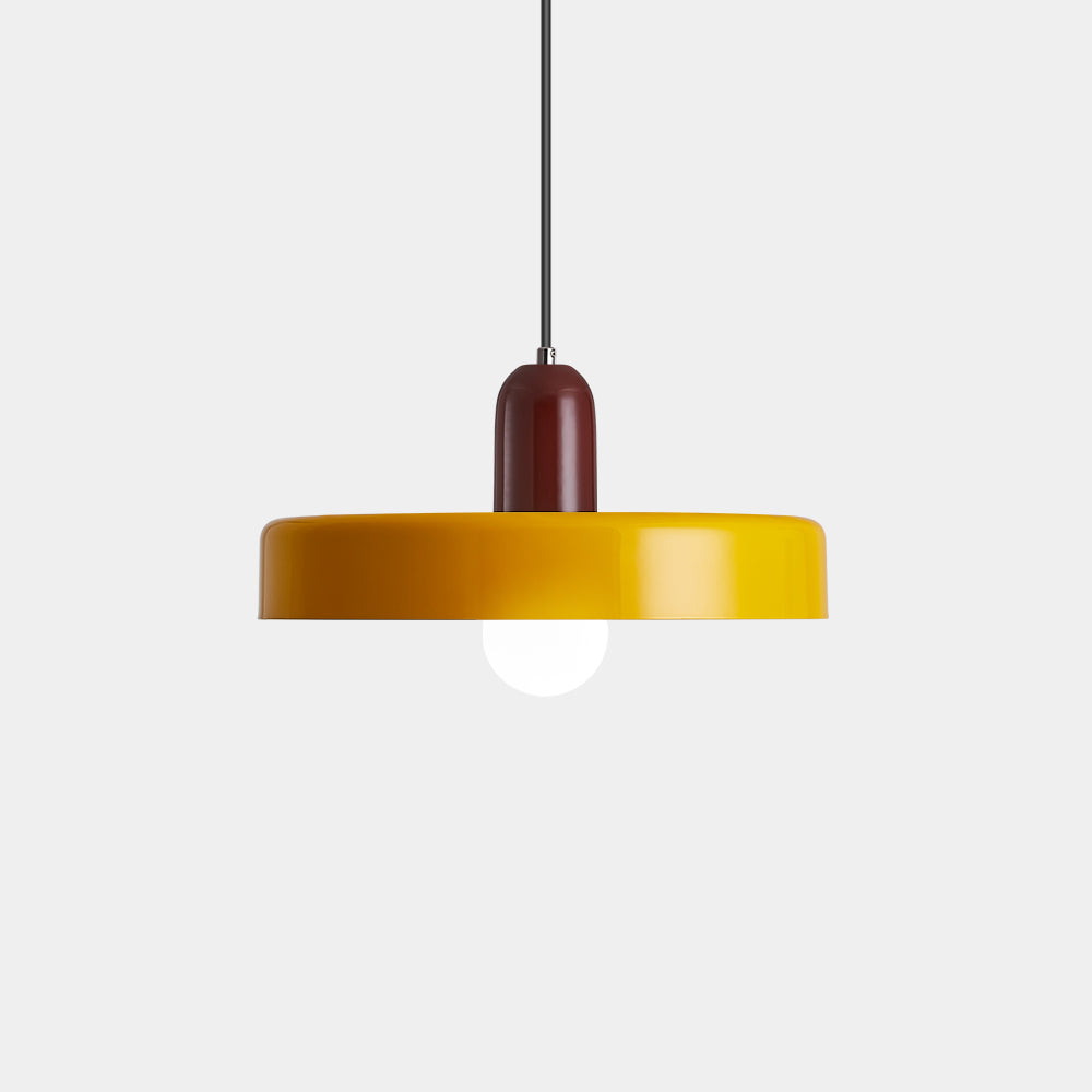 Pendellampe - Moderne designlampe i farverigt jern til spisebordet, køkkenet eller stuen.