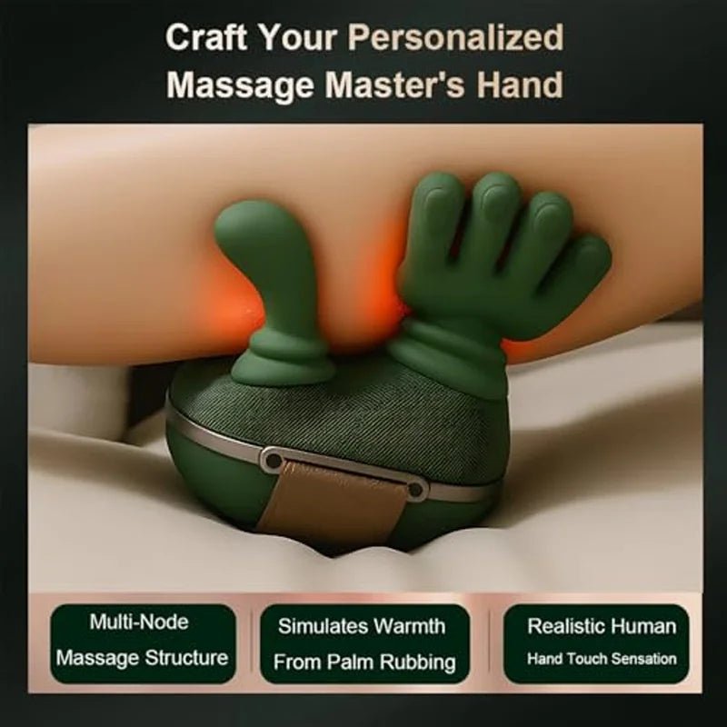 4D Shiatsu Neck Massager – With Heat Function, Compact Design for Home or Office Use