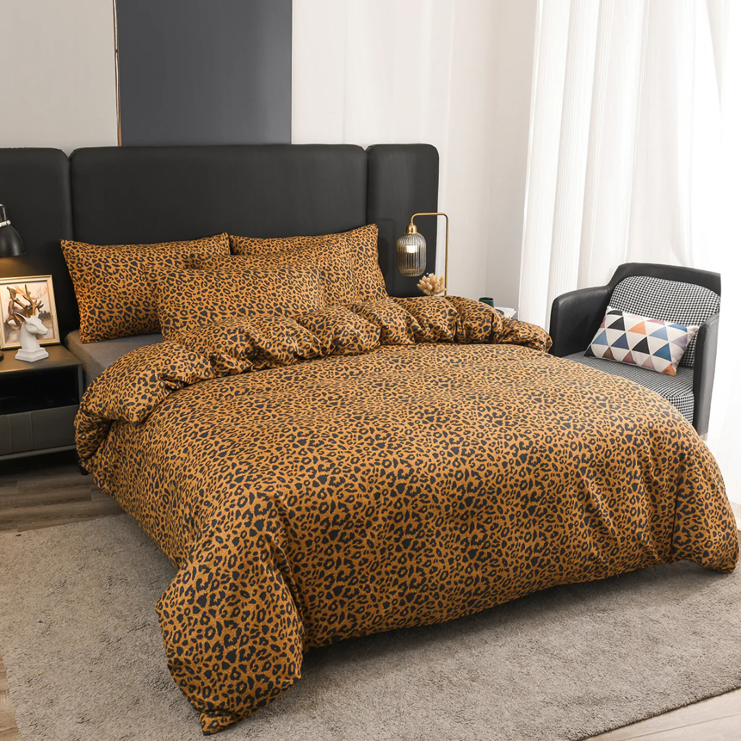 Beddengoedset – Polyester, abstract patroon in verschillende kleuren voor slaapkamerdecoratie