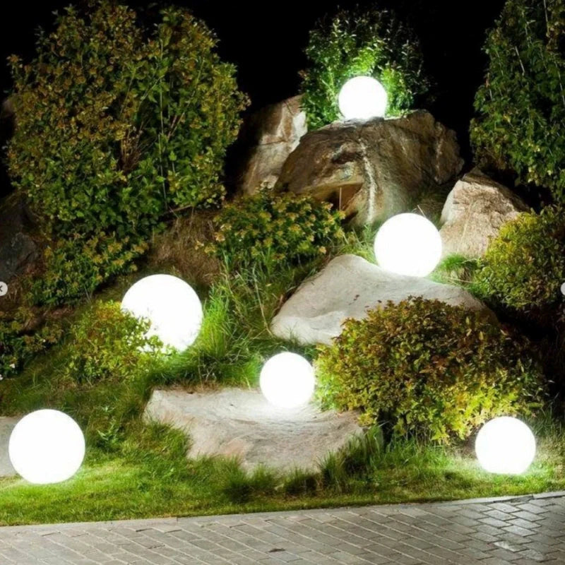 Sferische tuinlamp – Weerbestendig, 16 kleuren met afstandsbediening voor decoratie binnen en buiten