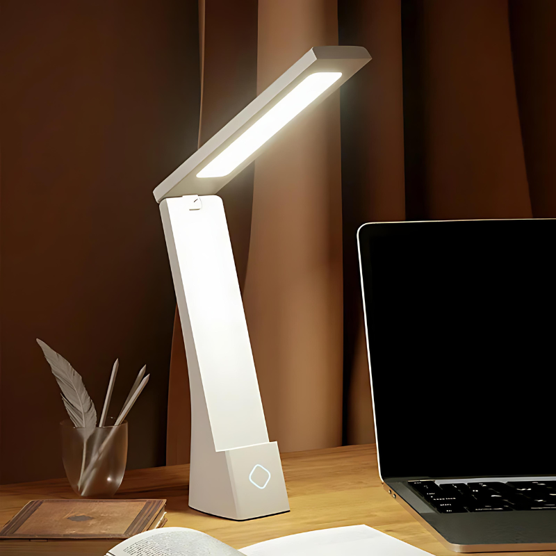 Black and white, simple design with touch control for home or office
