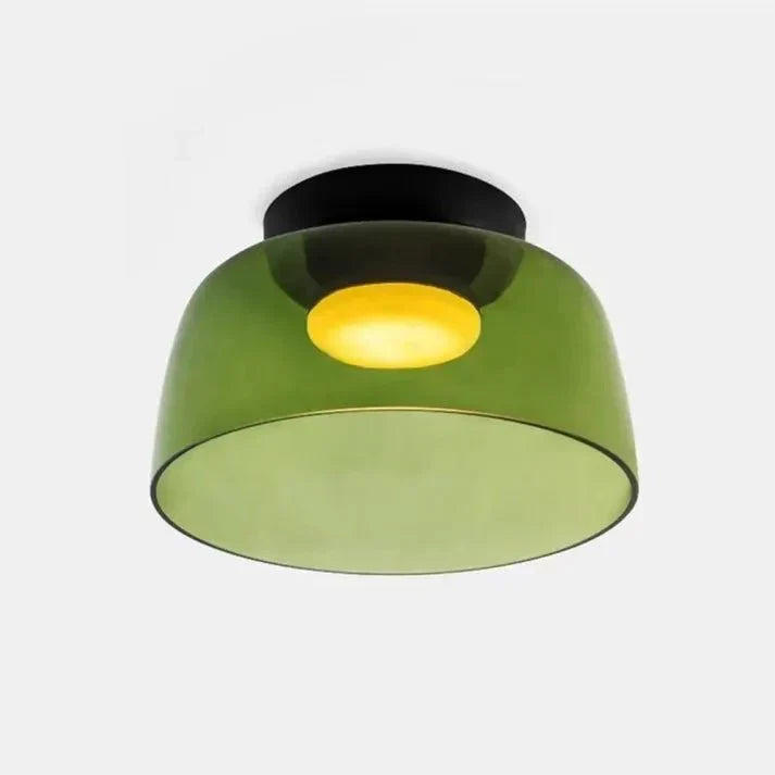 Scandinavische glazen plafondlamp – modern design met driekleurige ledverlichting voor de woonkamer of eetkamer