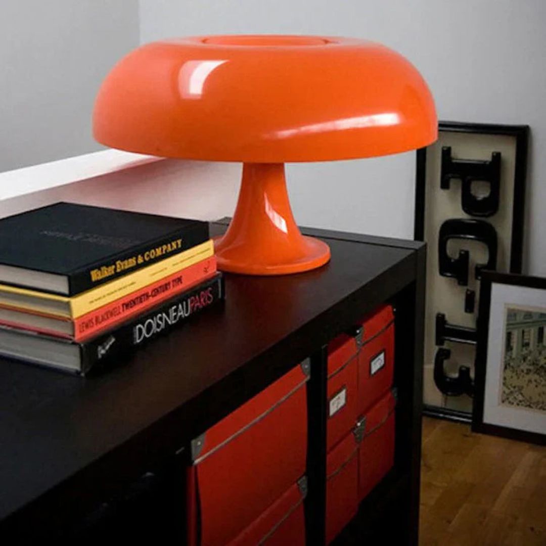 Retro tafellamp – dimbare lamp van ijzer en glas voor de woonkamer of slaapkamer