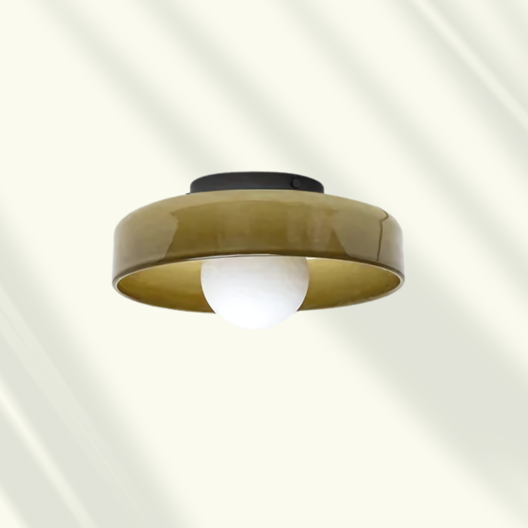 Modern LED Loft Lamp – Glass, Dimmable Light for Living Room, Bedroom or Office