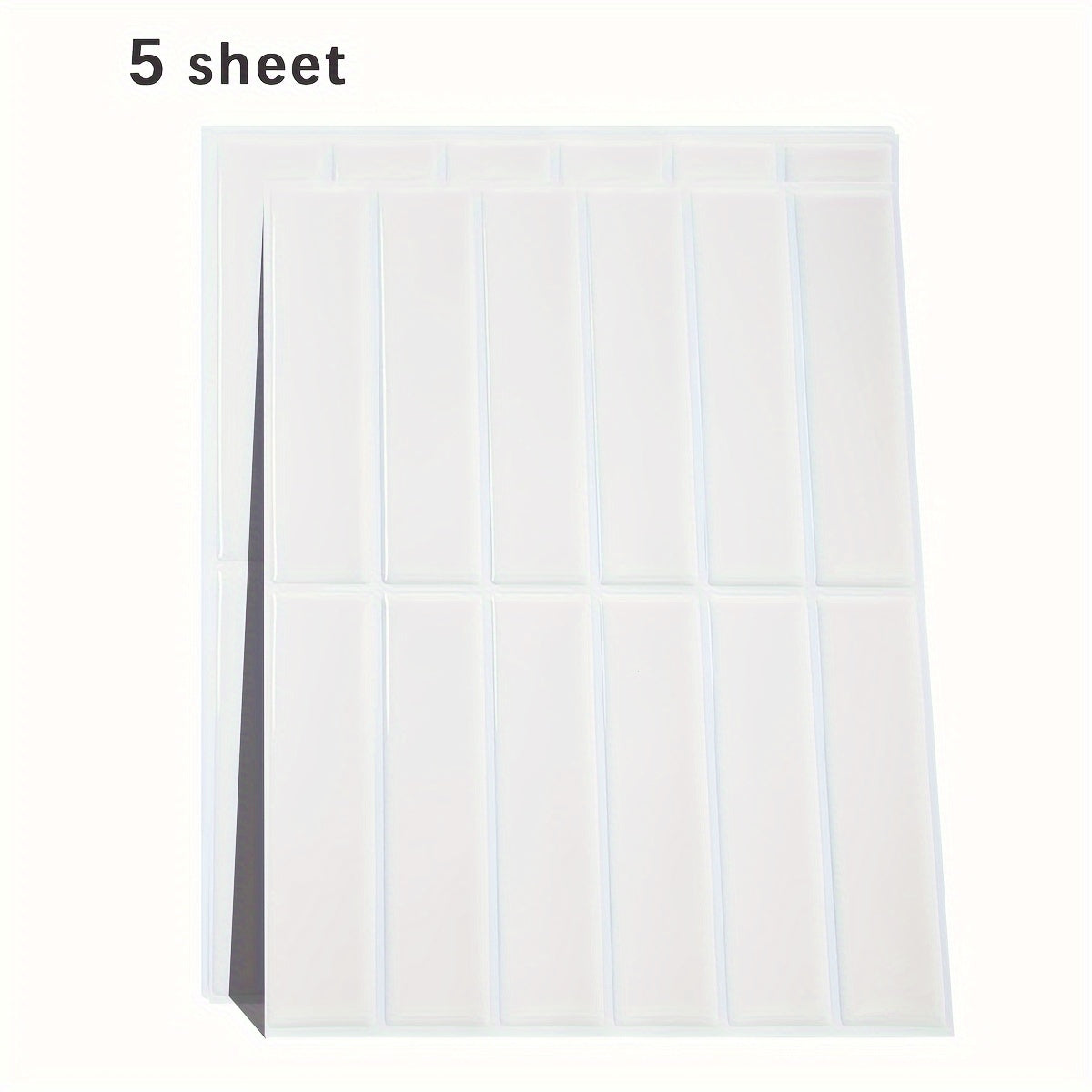 3D Self-adhesive Wall Tiles – Waterproof PVC, Modern Backsplash for Kitchen or Bathroom Decoration