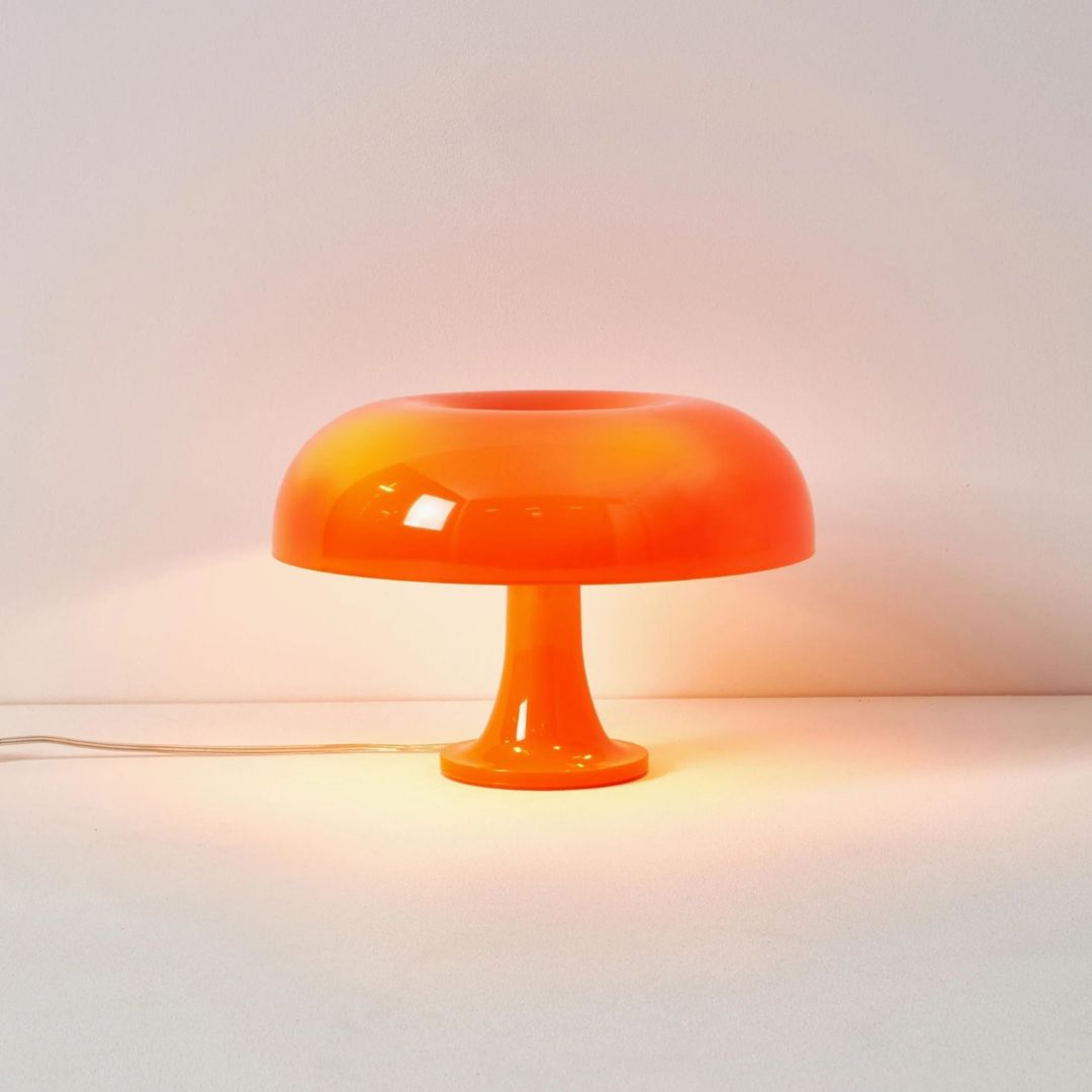 Retro tafellamp – dimbare lamp van ijzer en glas voor de woonkamer of slaapkamer