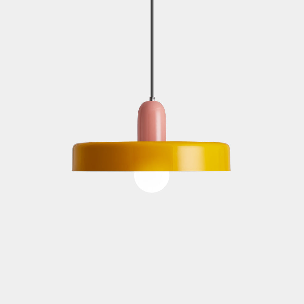 Pendellampe - Moderne designlampe i farverigt jern til spisebordet, køkkenet eller stuen.
