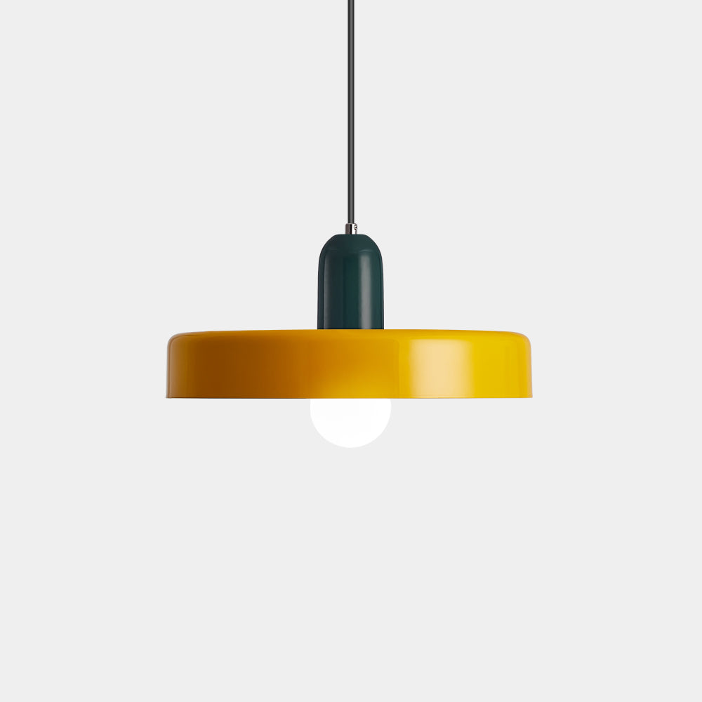 Pendellampe - Moderne designlampe i farverigt jern til spisebordet, køkkenet eller stuen.