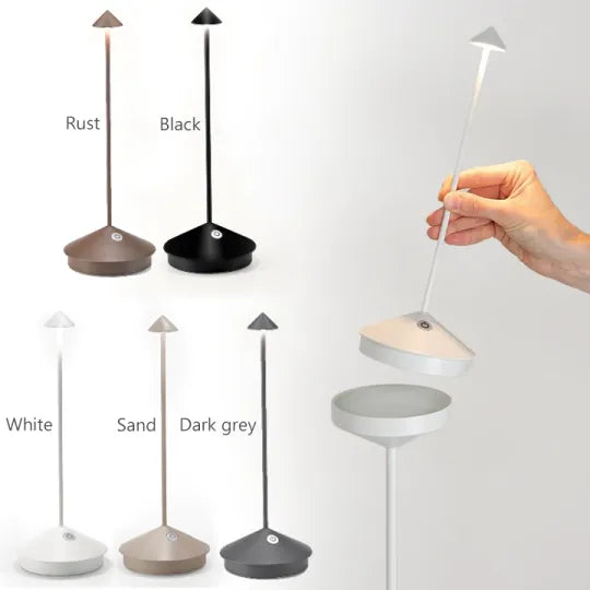 LED-tafellamp met snoer – Aluminium, modern design voor binnen- en buitenverlichting