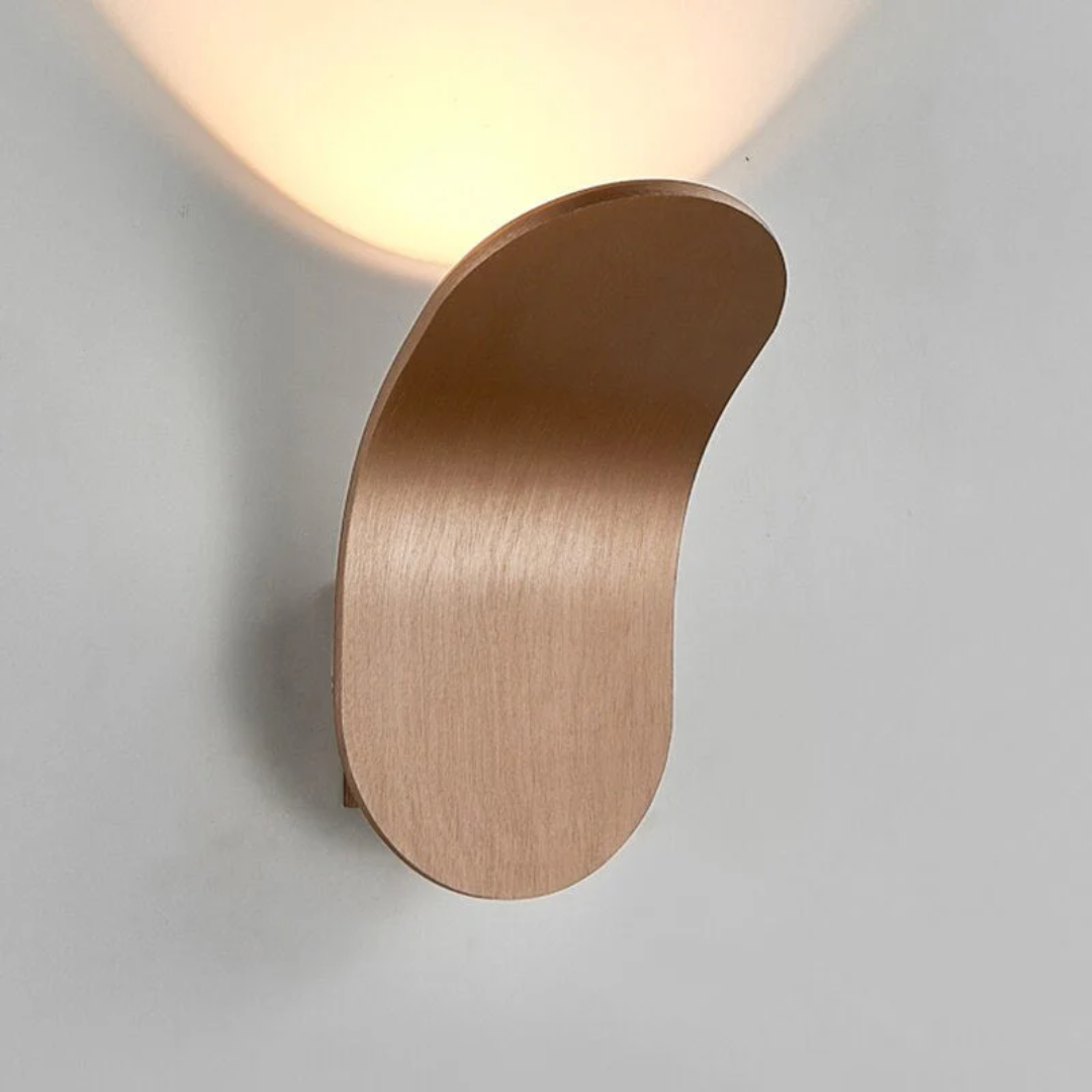 Scandinavian Wall Lamp – Black Metal, Minimalist Design for Bedroom, Kitchen or Living Room