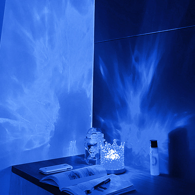 Ocean projector lamp – compact, modern design for relaxation and bedroom decoration
